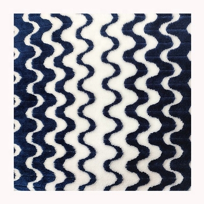 Cationic Jacquard Flannel Fleece ผ้า 260gsm สำหรับผ้าห่มอุ่นเสื้อผ้าสิ่งทอที่บ้าน