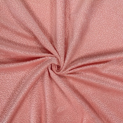 ผ้ากำมะหยี่นุ่มพิเศษโพลีเอสเตอร์ 100% เผาไหม้สีธรรมดา Dayed