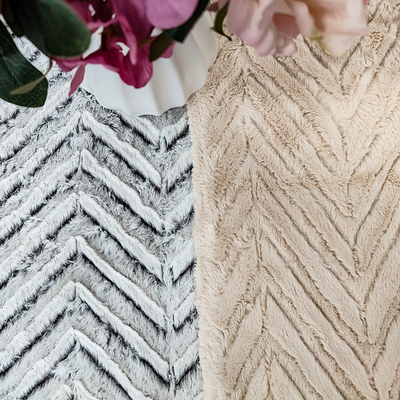ผ้าขน Faux Brushed 100% โพลีเอสเตอร์ Warp ถัก PV Fleece