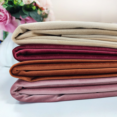 250 GSM Holland ผ้ากำมะหยี่ Lisi Micro Cut เบาะโซฟา Curtain