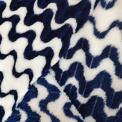 Cationic Jacquard Flannel Fleece ผ้า 260gsm สำหรับผ้าห่มอุ่นเสื้อผ้าสิ่งทอที่บ้าน