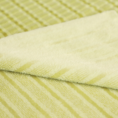 Cationic Sheared Flannel Fleece Fabric 280gsm 150D สำหรับผ้าห่มของเล่น Pajama
