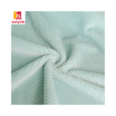 58 '' 60'' 100 ผ้าโพลีเอสเตอร์ขนแกะสำหรับชุดนอน Pillowslip Bag Blankets