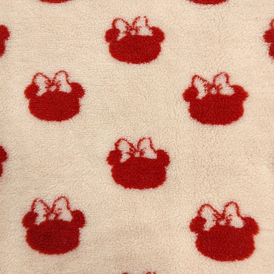 เส้นด้ายโพลีเอสเตอร์เชอร์ปา 100% ย้อม Jacquard 650gsm 288F
