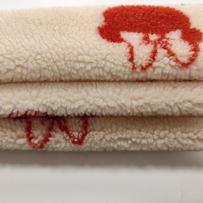 เส้นด้ายโพลีเอสเตอร์เชอร์ปา 100% ย้อม Jacquard 650gsm 288F