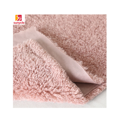 ตุ๊กตาหมี Curly Sherpa Fleece Fabric 390gsm 188F 58'' 60''