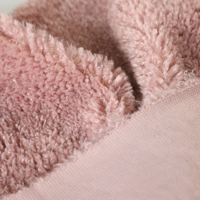 ตุ๊กตาหมี Curly Sherpa Fleece Fabric 390gsm 188F 58'' 60''