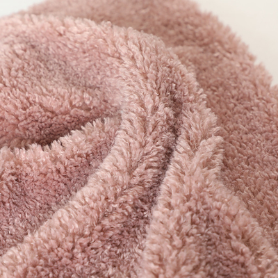 ตุ๊กตาหมี Curly Sherpa Fleece Fabric 390gsm 188F 58'' 60''