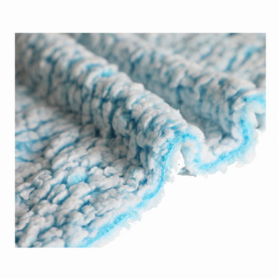 กลับพิมพ์ผ้าสองด้าน Velveteen 280gsm 288F โพลีเอสเตอร์ 100% สำหรับผ้าห่ม