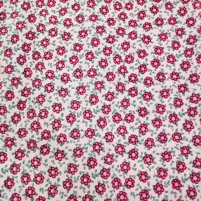 ดอกไม้พิมพ์ผ้ากำมะหยี่ Jacquard Velour 310gsm 100% Polyester