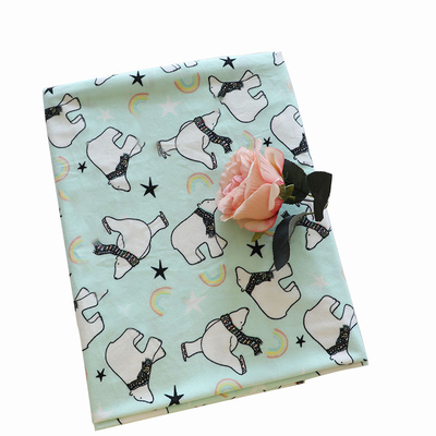 ผ้ากำมะหยี่กำมะหยี่พิมพ์ลายการ์ตูน 150gsm Polyester