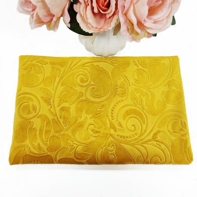 3D นูนโซฟาฮอลแลนด์ผ้ากำมะหยี่ 320gsm 150D
