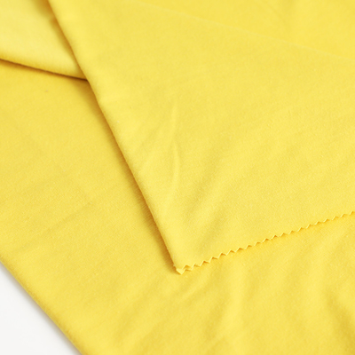 ผ้าฝ้ายถักเดี่ยวผ้า 100gsm สำหรับซับในกระเป๋าเสื้อ