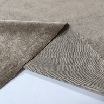 ผ้ากำมะหยี่ทอลายทแยงฮอลแลนด์แบน 200gsm โพลีเอสเตอร์สีทึบโซฟาปลอกหมอนอิงปลอกหมอน