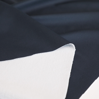 ผ้าทอบ้านสีดำและสีขาวผูกมัด 288F Jacquard Micro Polar Fleece