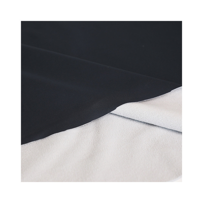 ผ้าทอบ้านสีดำและสีขาวผูกมัด 288F Jacquard Micro Polar Fleece